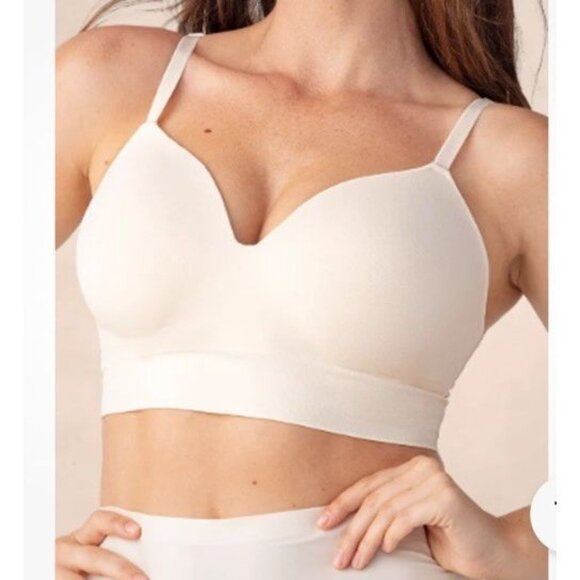 Shapermint Truekind Size 3XL Beige Supportive Comfort Wireless Shaping Bra 10210 - Picture 2 of 7